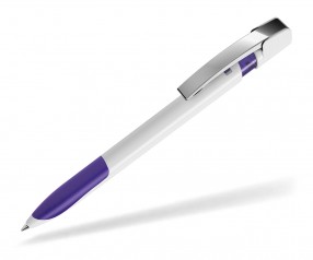 UMA Kugelschreiber SKY GRIP 00126 M weiss violett