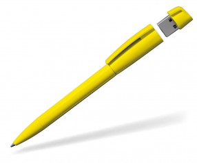 USB Werbekugelschreiber Klio Turnus R gelb