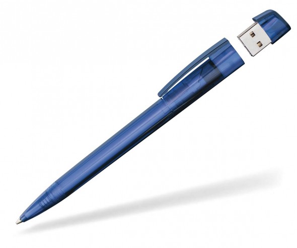 USB-Kugelschreiber Klio Turnus MTR blau