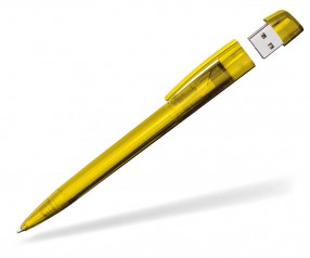 Kugelschreiber mit USB-Stick Klio Turnus STR sonnengelb