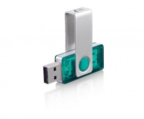 USB-Stick Klio Twista-M ECR4TTR türkis 4GB 8GB