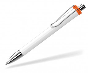 UMA Kugelschreiber VOGUE 00135 SI weiss orange